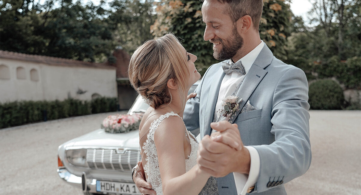 Brautpaar Schlosshof