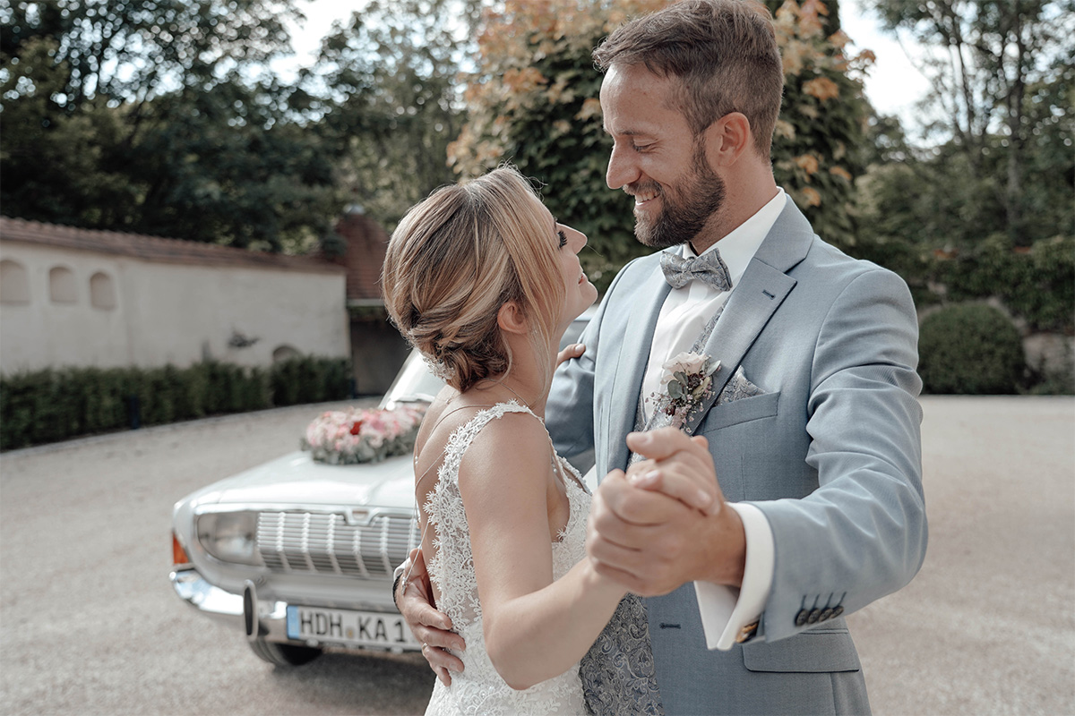 Brautpaar Schlosshof