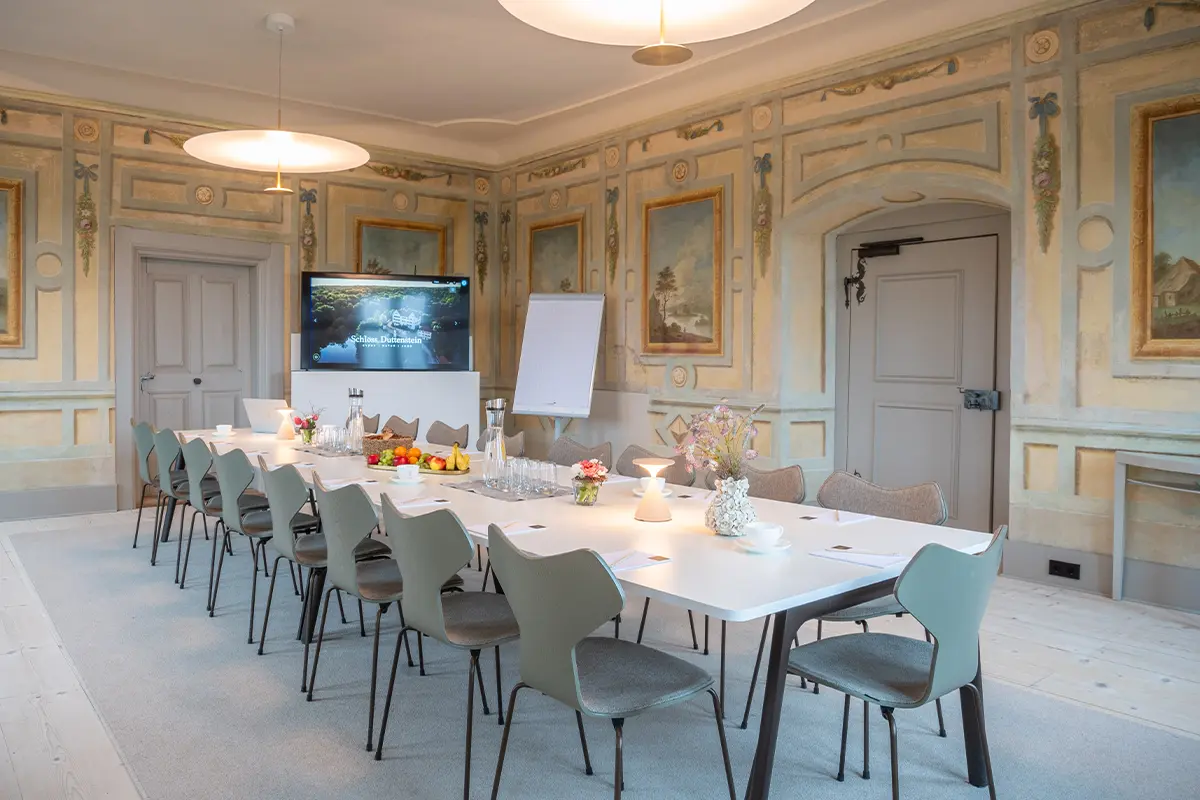 Tagungsraum, Besprechungsraum, Fürstenzimmer auf Schloss Duttenstein für Firmenveranstaltung, Tagung, Meeting