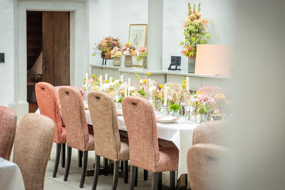 Festliche Tischdekoration