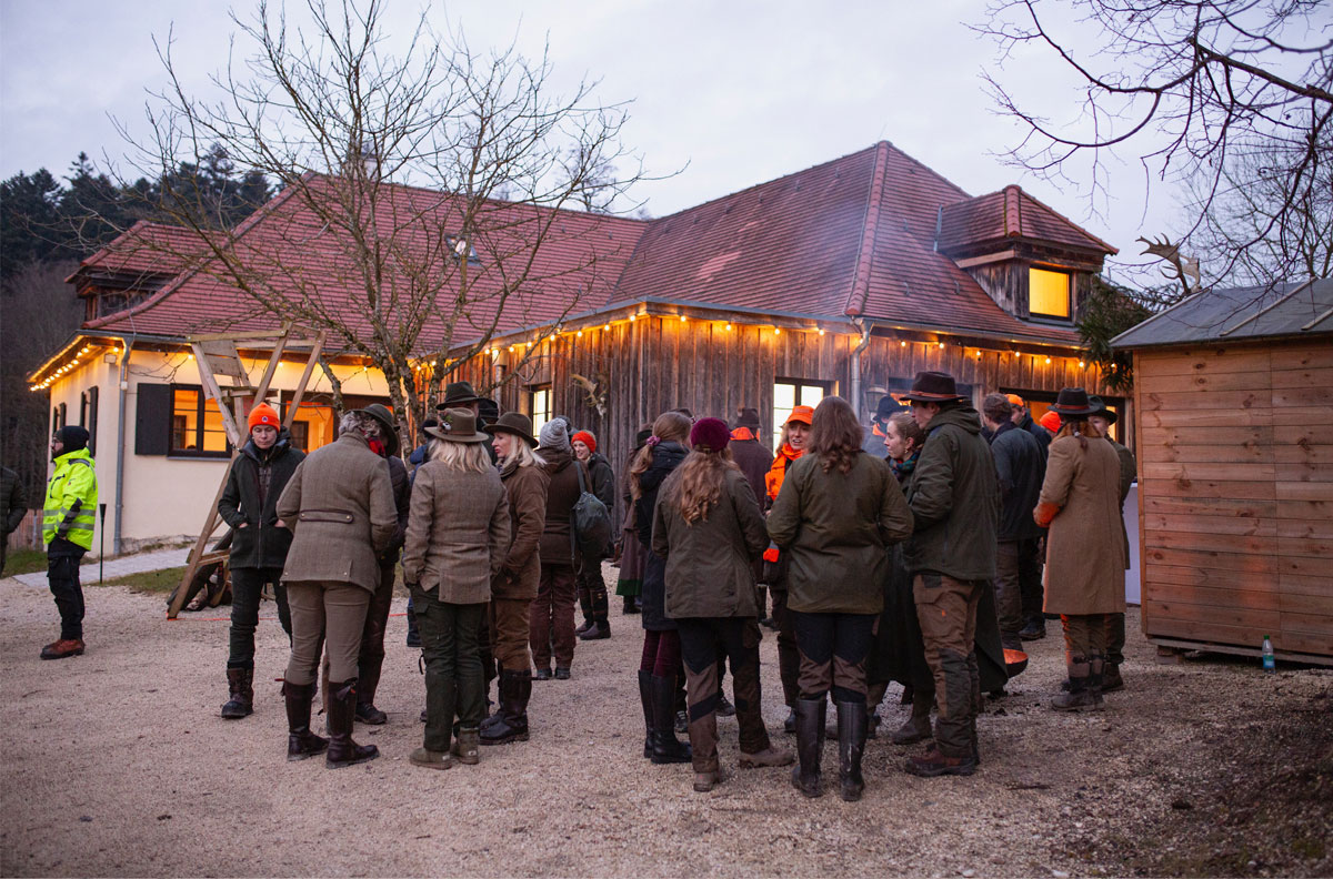 Jagd Schüsseltreiben Duttenstein Treibjagd