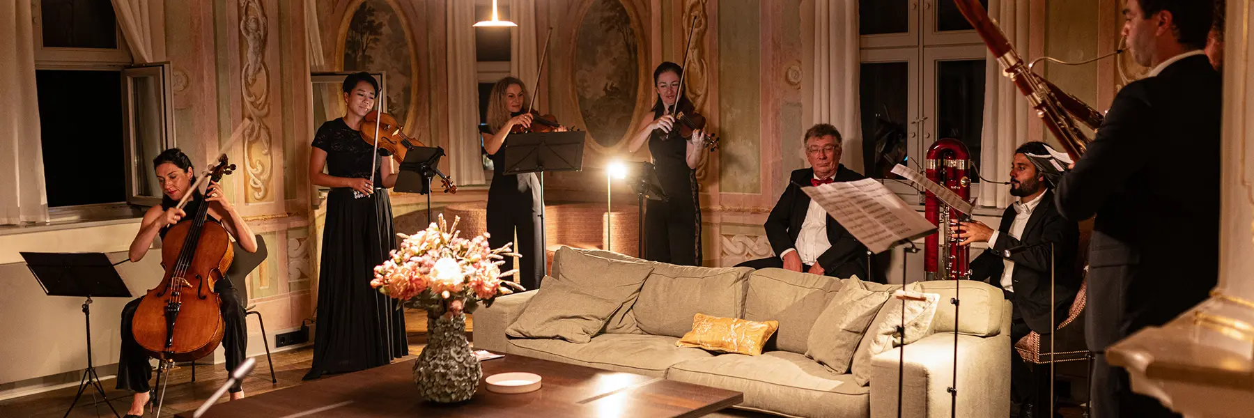 Konzert im Fürstenzimmer auf Schloss Duttenstein