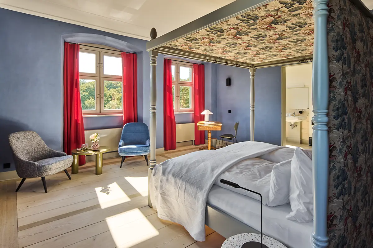 Schlafzimmer auf Schloss Duttenstein