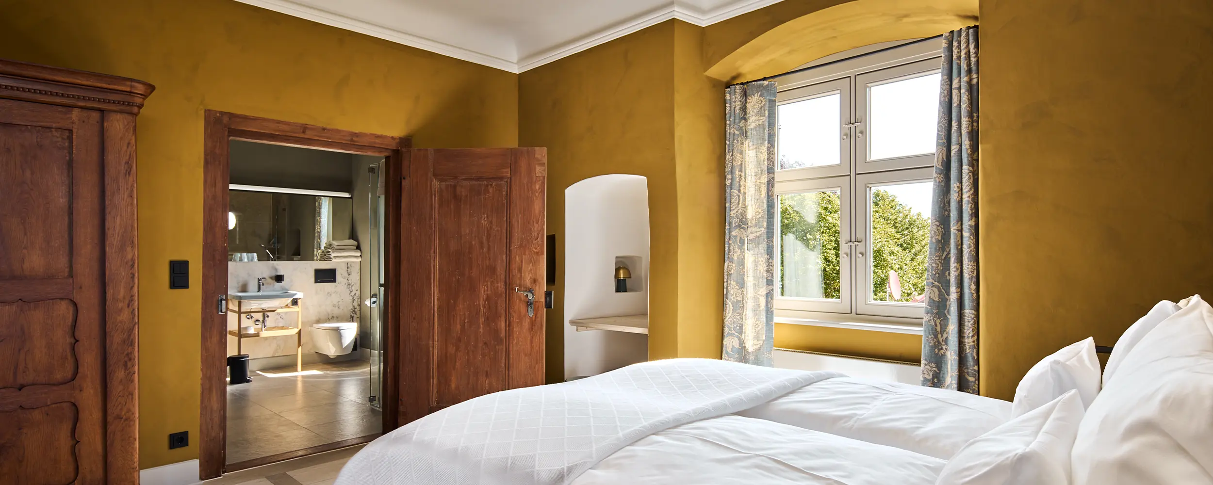 Gästezimmer im Schloss Duttenstein