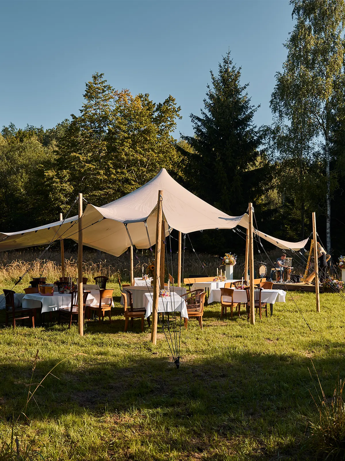 Eventzelt im Außenbereich