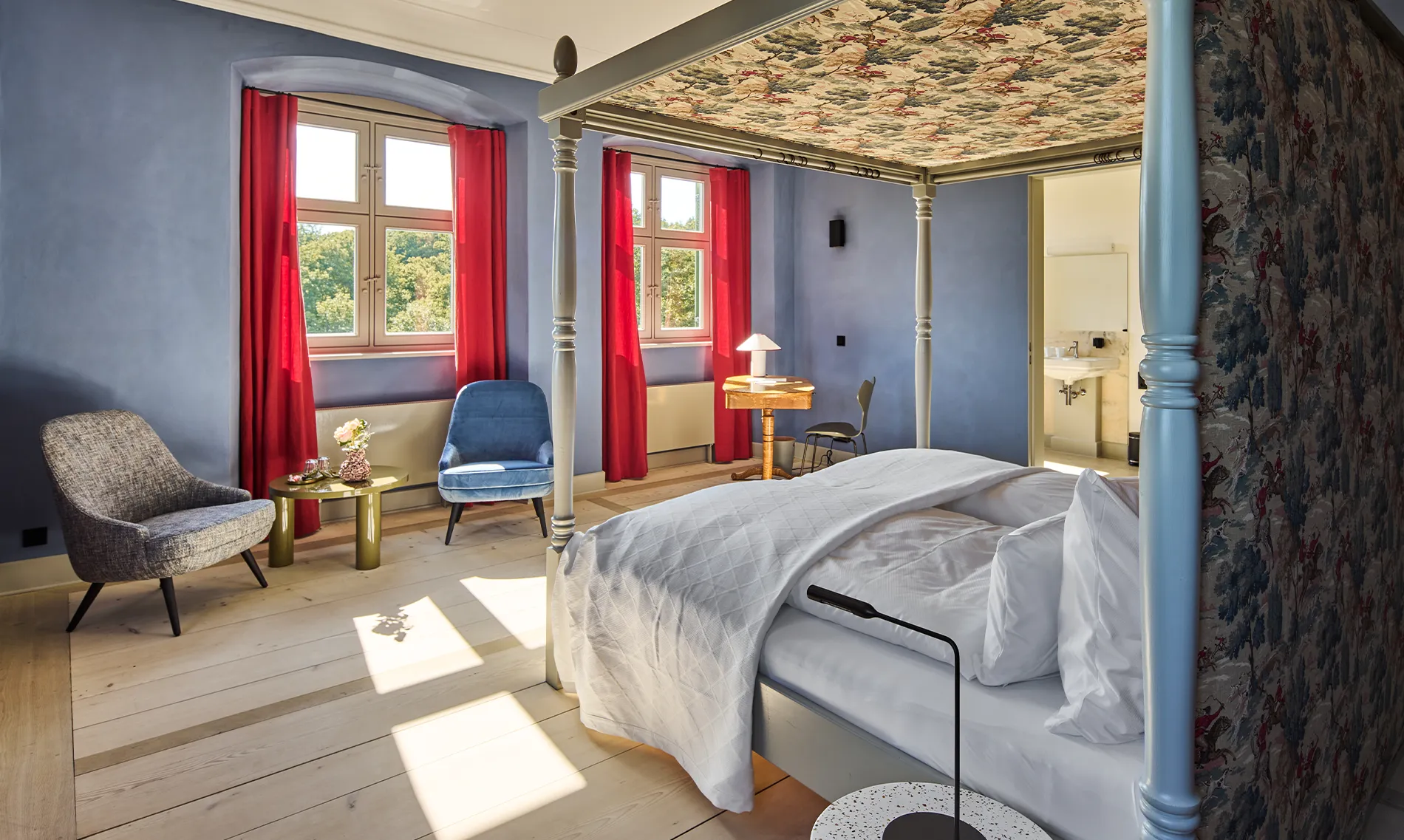 Schlafzimmer auf Schloss Duttenstein