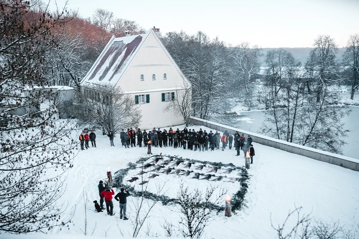 Erfolgreiche Hirschjagd im Wildpark Duttenstein