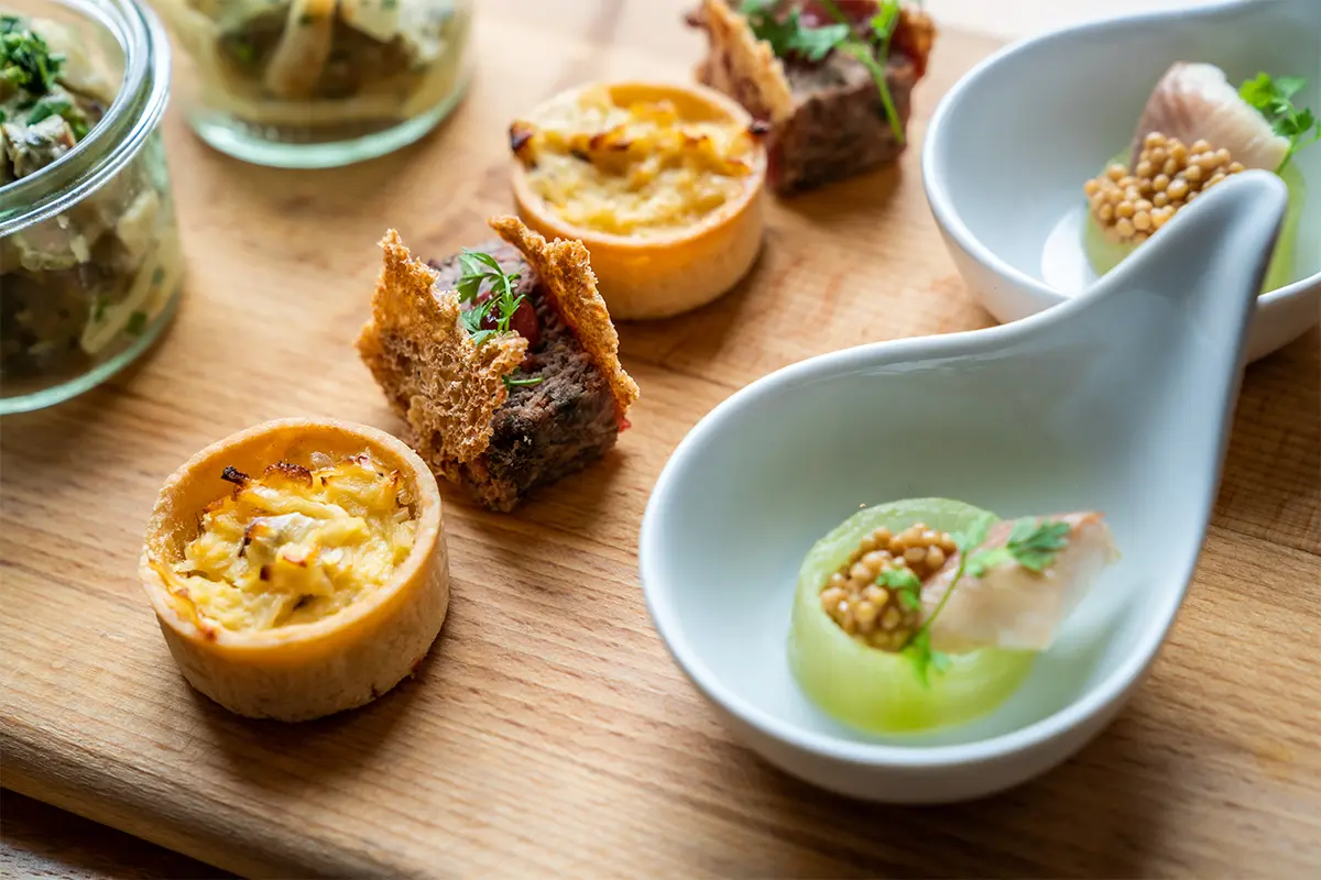 Gerichte in der Schlossküche